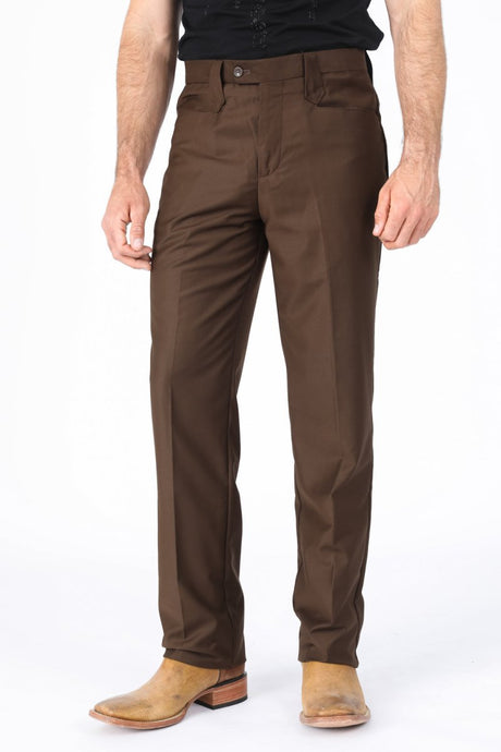 Heath Mens Poly - Stretch Boot - Cut Western Suit Pants - Platini Fashion