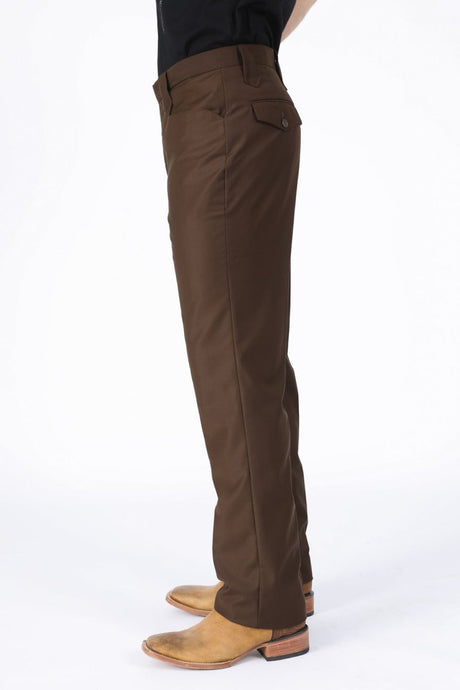 Heath Mens Poly - Stretch Boot - Cut Western Suit Pants - Platini Fashion
