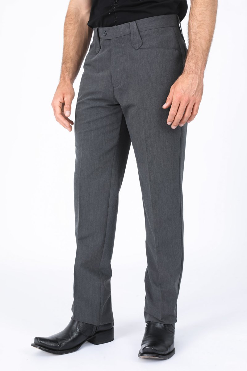 Heath Mens Poly - Stretch Boot - Cut Western Suit Pants - Platini Fashion