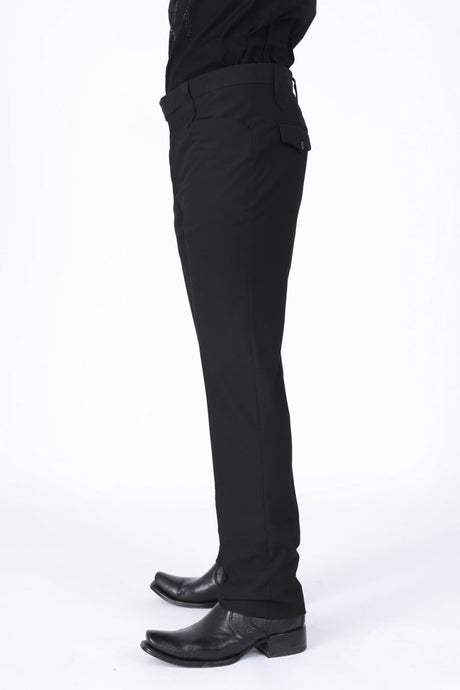 Heath Mens Poly - Stretch Boot - Cut Western Suit Pants - Platini Fashion
