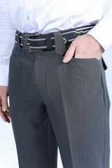 Heath Mens Poly - Stretch Slim Fit Western Suit Pants - Platini Fashion