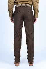 Heath Mens Poly - Stretch Slim Fit Western Suit Pants - Platini Fashion