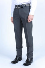 Heath Mens Poly - Stretch Slim Fit Western Suit Pants - Platini Fashion