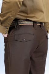 Heath Mens Poly - Stretch Slim Fit Western Suit Pants - Platini Fashion