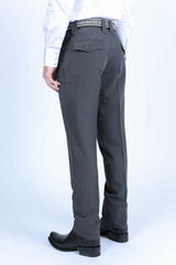 Heath Mens Poly - Stretch Slim Fit Western Suit Pants - Platini Fashion