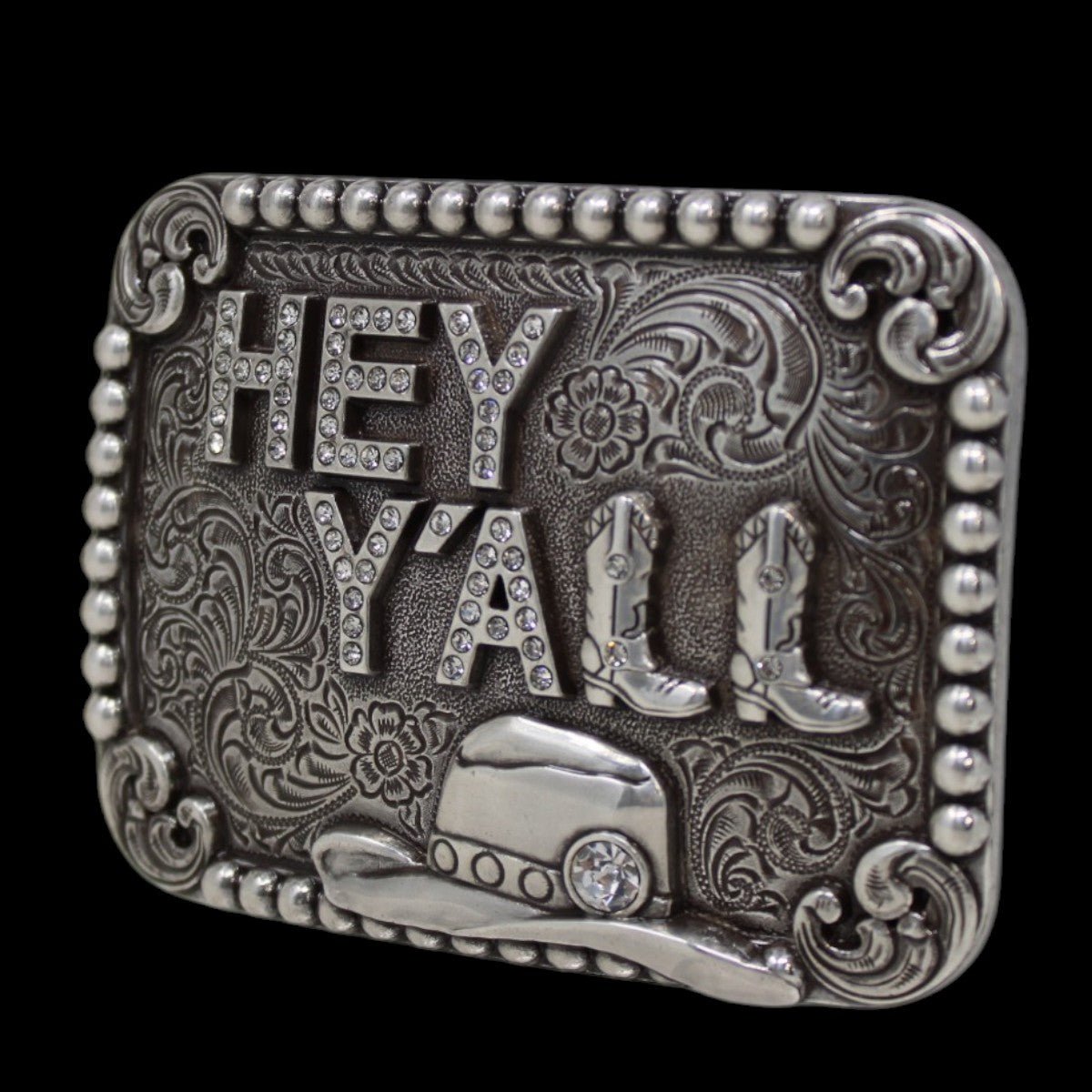 Hebilla Blazin Roxx Rectangular para Mujer – “Hey Y’all” - M&F Western Products
