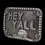 Hebilla Blazin Roxx Rectangular para Mujer – “Hey Y’all” - M&F Western Products