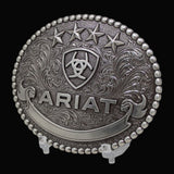 Hebilla Vaquera Ovalada en Plata Logo - Ariat - M&F Western Products