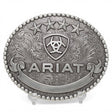 Hebilla Vaquera Ovalada en Plata Logo - Ariat - M&F Western Products