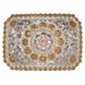 Hebilla Vaquera para Dama con Flor y Piedra de Color - White Diamonds Boots