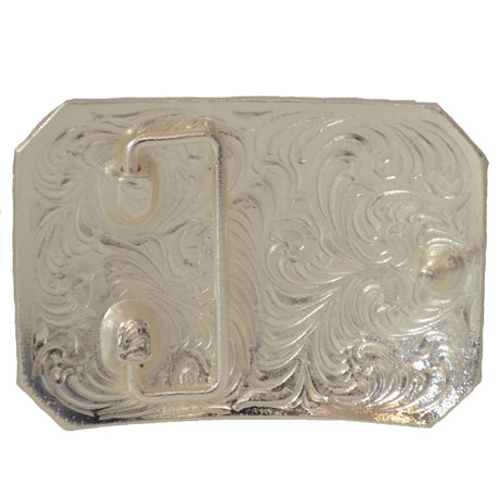 Hebilla Vaquera para Dama con Flor y Piedra de Color - White Diamonds Boots