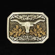 Hebilla Vaquera Rectangular con Toro y Nopales - Crumrine - M&F Western Products