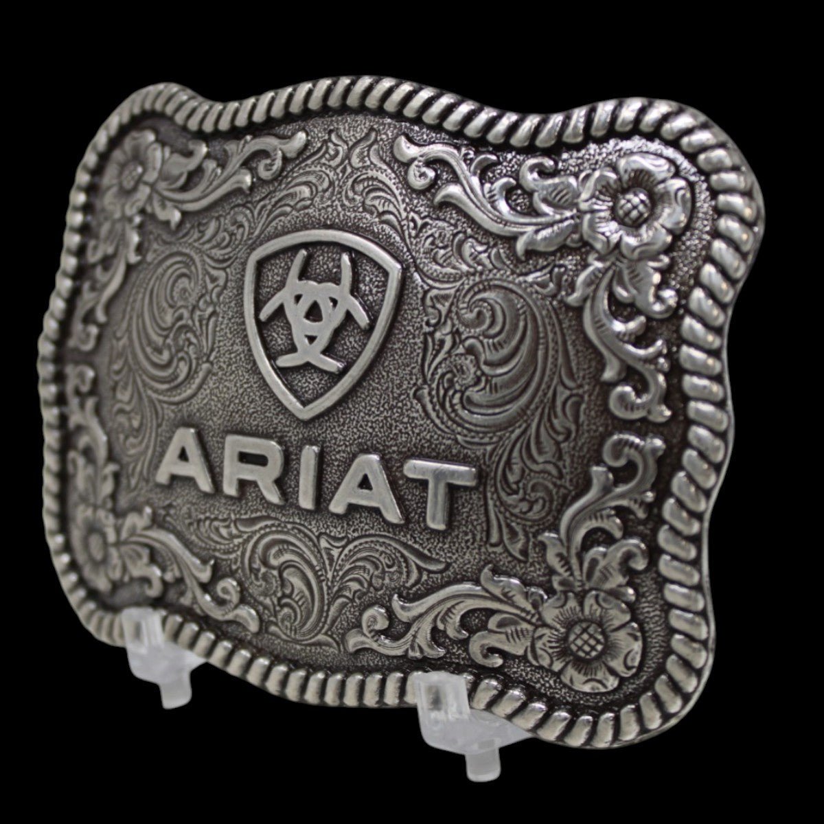 Hebilla Vaquera Rectangular en Plata Antigua - Ariat - M&F Western Products