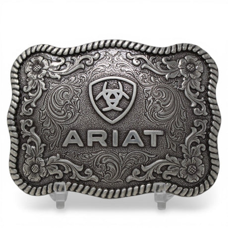 Hebilla Vaquera Rectangular en Plata Antigua - Ariat - M&F Western Products