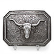 Hebilla Vaquera Rectangular en Plata Toro - Ariat - M&F Western Products
