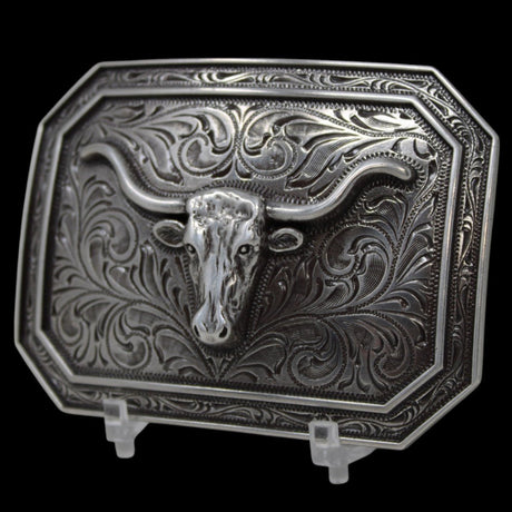Hebilla Vaquera Rectangular en Plata Toro - Ariat - M&F Western Products