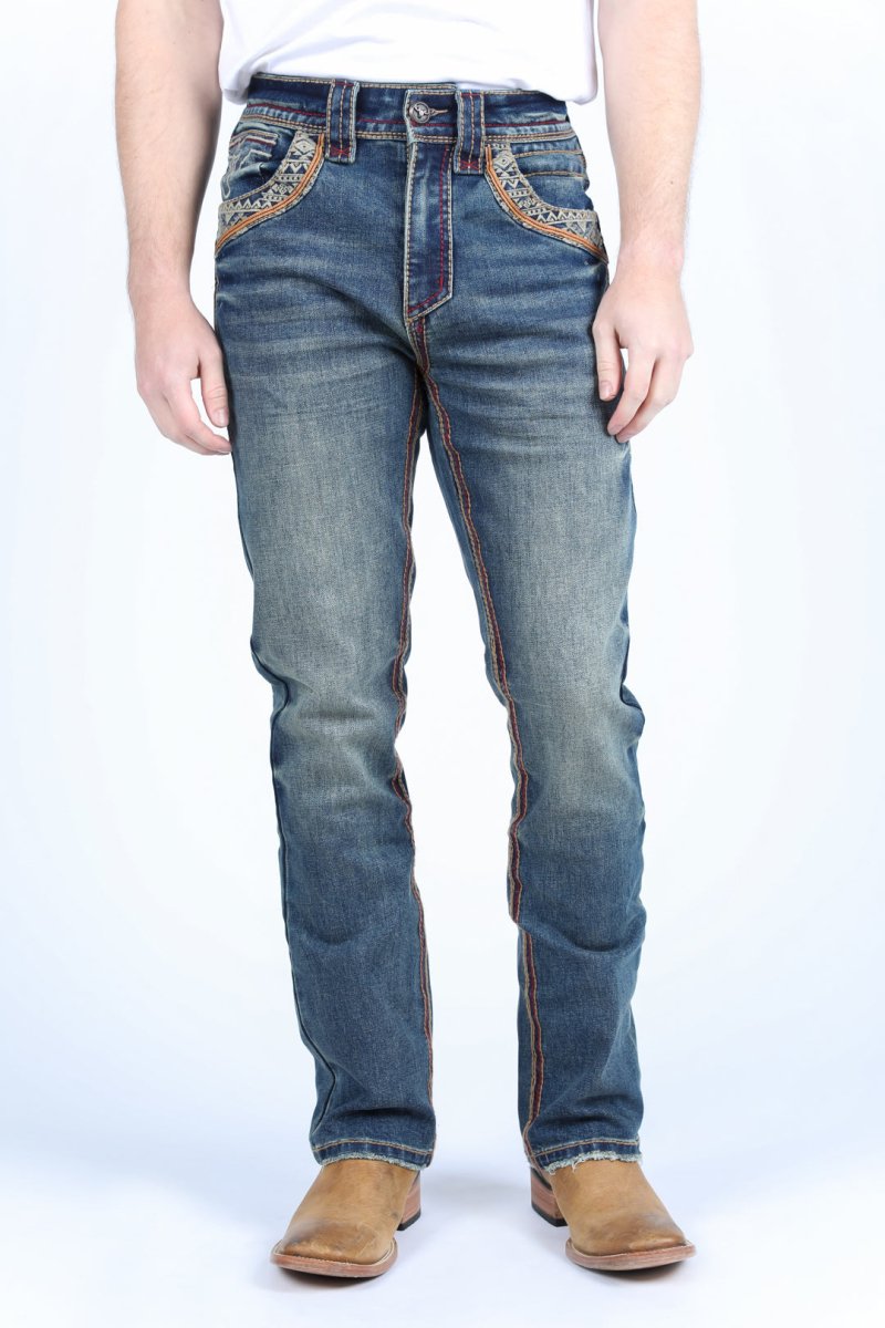 Holt Men's Slim Boot Cut Jeans - Platini Fashion