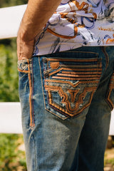 Holt Men's Slim Boot Cut Jeans - Platini Fashion