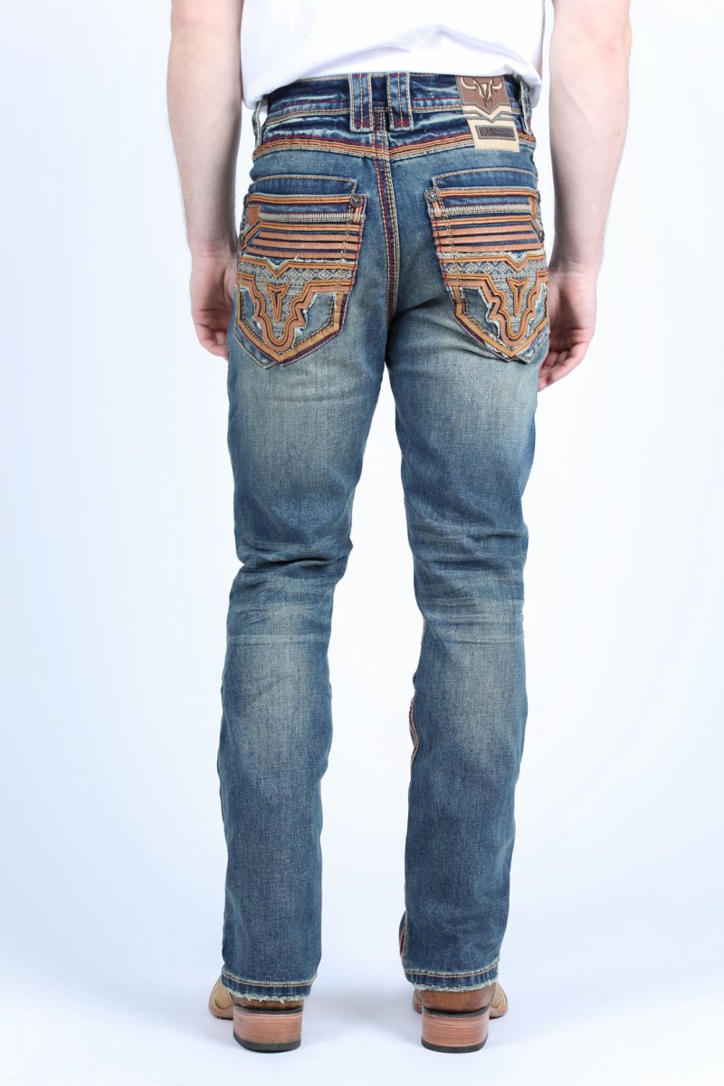 Holt Men's Slim Boot Cut Jeans - Platini Fashion