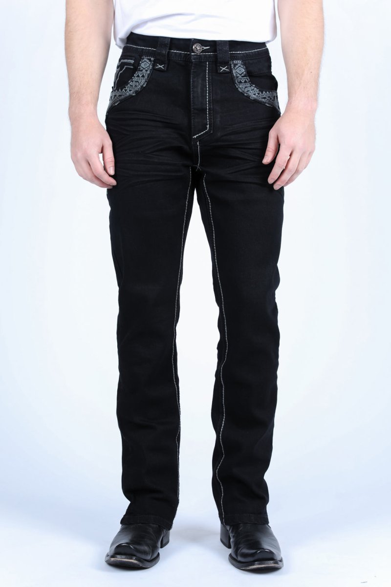 Holt Men's Slim Boot Cut Jeans - Platini Fashion