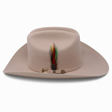 Tombstone 20X Johnson Estilo El Fantasma Color Beige con Plumas side 