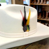 Juego de Plumas para Sombrero Texano 3 Piezas Accesorio Vaquero para Texana – Hooch HP01 - Hooch