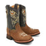 Kid's Genuine Leather Square Toe Cowboy Boots - La Carreta