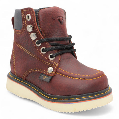 Kid´s Moc Toe Leather Boot Shedron - HBN80150 - Hooch Boots