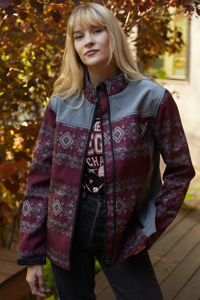 Ladies Softshell Water - Resistant Jacket - Platini Fashion