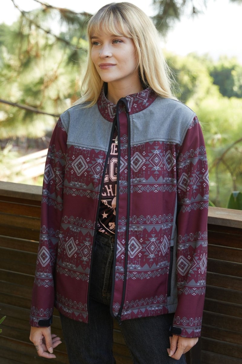 Ladies Softshell Water - Resistant Jacket - Platini Fashion
