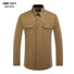 Men's Button Down Shirt with Embroidered Long horn design - Contti