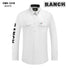 Men's Button Down Shirt with Embroidered Ranch Design - Contti