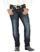 Men's Dark Blue Skinny Stretch Casual Denim Jeans - El General