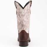 Men's Ferrini Toro Leather Boots Handcrafted Brown 1299336 - Ferrini Boots