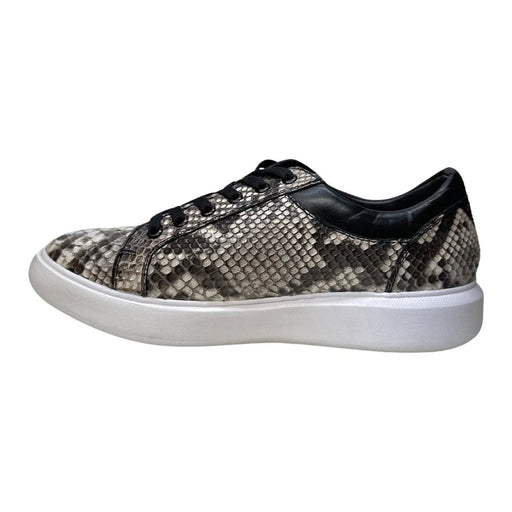 Men's Genuine Full Python Skin Sneakers - Natural - Los Altos Boots