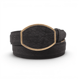 Mens Leather Belt Black 1.5 Inch – Shoulder Leather Western Belt HC - 137 - Hooch Boots