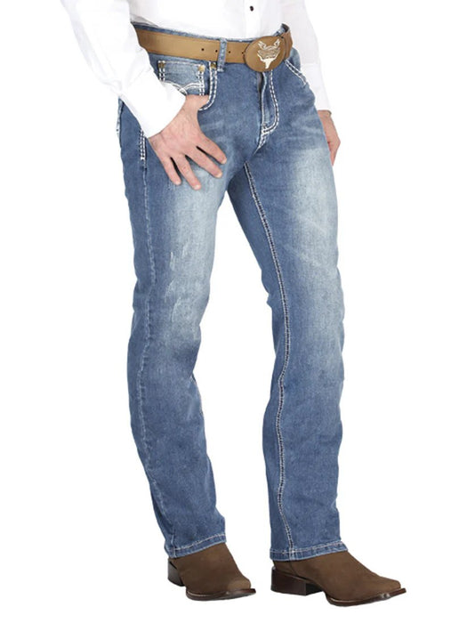 Men's Light Blue Boot Cut Denim Jeans GEN - 44846 - El General