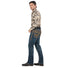 Men's Modern Boot Denim Jeans Embroidered Pockets LAM - 26501 - Lamasini