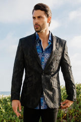 Mens Modern Fit Evening Blazer - Platini Fashion