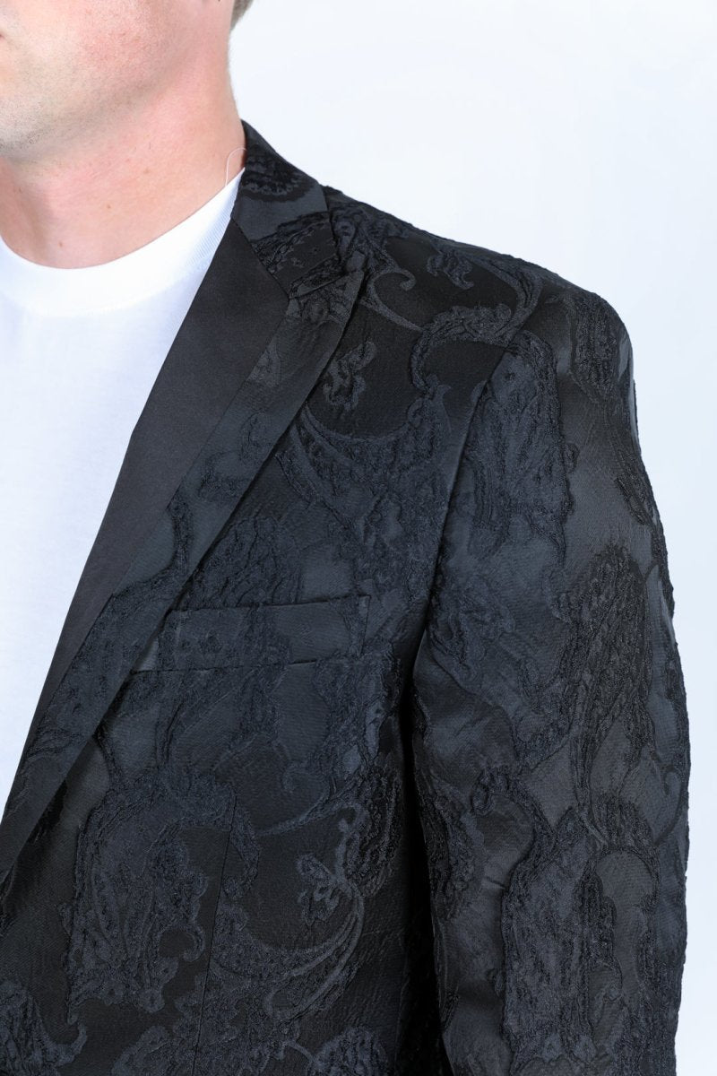 Mens Modern Fit Evening Blazer - Platini Fashion