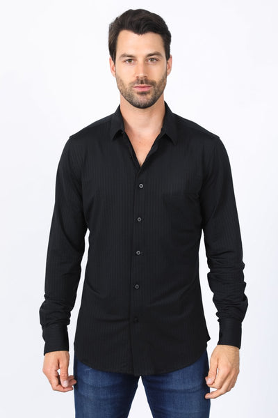 Men's Modern Fit Stretch Dress Shirt