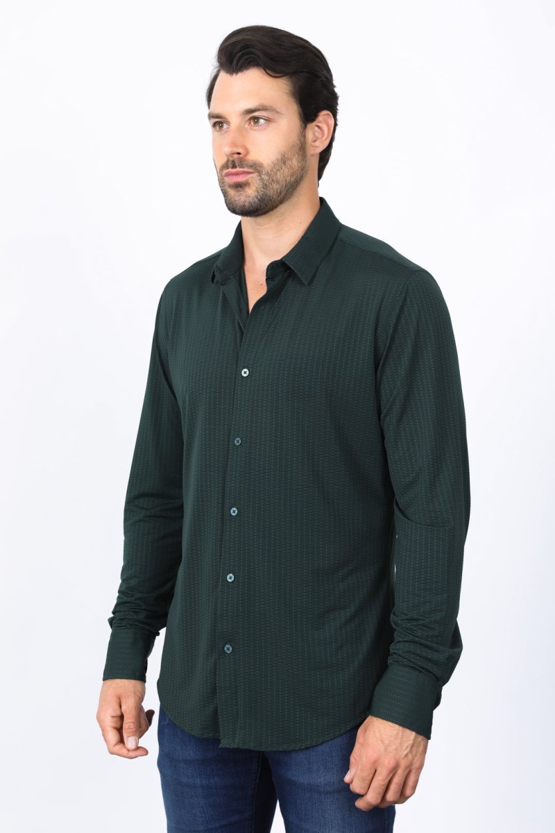 Men’s Modern Fit Stretch Dress Shirt