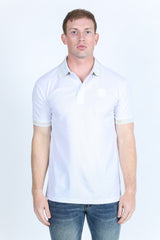 Mens Modern Fit Stretch Fashion Polo - Platini Fashion