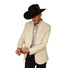 Mens Western Blazer with Suade Shoulder - Lamasini