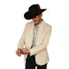 Mens Western Blazer with Suade Shoulder - Lamasini