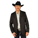 Mens Western Blazer with Suade Shoulder - Lamasini
