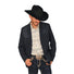 Mens Western Blazer with Suade Shoulder - Lamasini