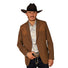 Mens Western Blazer with Suade Shoulder - Lamasini