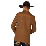 Mens Western Blazer with Suade Shoulder - Lamasini
