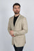 Men's Western Sportcoat with Elbow Patch - Beige - Platini Jeans